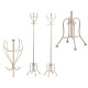 PERCHERO METAL CREMA