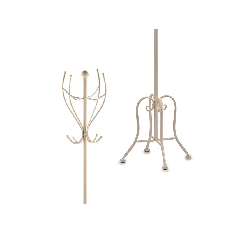 CREAM METAL COAT RACK