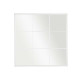 ESPEJO VENTANAL BLANCO 90X90CM