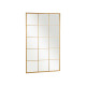 WINDOW MIRROR GOLD 150X90CM