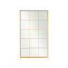 SPECCHIO VETRATA ORO 150X90CM