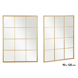 WINDOW MIRROR GOLD 120X90CM