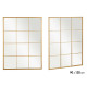 MIROIR FENETRE OR 120X90CM