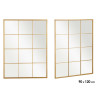SPECCHIO VETRATA ORO 120X90CM