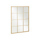 WINDOW MIRROR GOLD 120X90CM