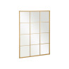 WINDOW MIRROR GOLD 120X90CM
