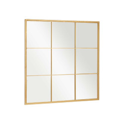 ESPEJO VENTANAL ORO 90X90CM