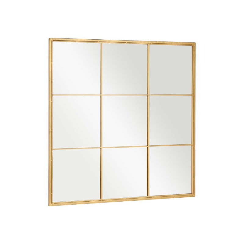WINDOW MIRROR GOLD 90X90CM