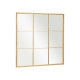 ESPEJO VENTANAL ORO 90X90CM