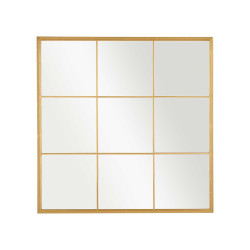 ESPEJO VENTANAL ORO 90X90CM