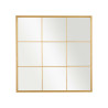 ESPEJO VENTANAL ORO 90X90CM
