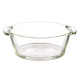 ROUND GLASS APPETIZER CASSEROLE W HANDLES 150ML