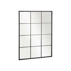 ESPELHO FORMA JANELA PRETO 120X90CM