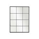 MIROIR FENETRE NOIR 120X90CM