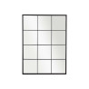 BLACK WINDOW MIRROR 120X90CM