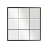 MIROIR FENETRE NOIR 90X90CM