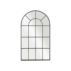 SPECCHIO FINESTRA NERO CURVO 120X70CM