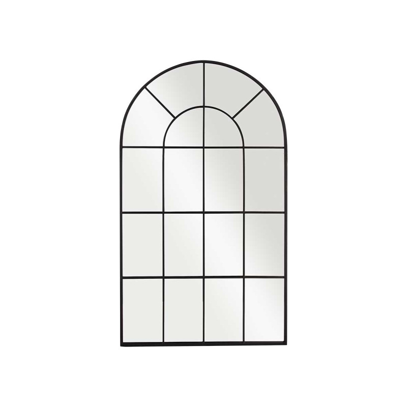 ESPEJO VENTANAL CURVADO NEGRO 120X70CM