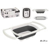 COLADOR RECTANGULAR AJUSTABLE Y PLEGABLE