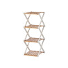 ESTANTERIA CUADRUPLE PLEGABLE BAMBU BLANCA