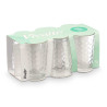 SET 6 VASOS PUNTOS 190ML