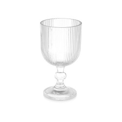 COPA TRANSPARENTE RAYAS 370ML