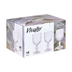 COPO AGUA 370ML TRANSPARENTE RISCAS