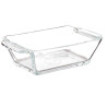 CAÇAROLA VIDRO RECTANGULAR COM ASAS 150ML