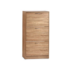 3 DOOR BEIGE COLOUR SHOE CABINET 
