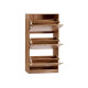 3 DOOR BEIGE COLOUR SHOE CABINET 