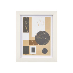 PORTAFOTO PARED MADERA PASPARTU 13X18CM BLANCO