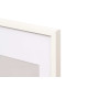 PORTAFOTO PARED MADERA PASPARTU 40X50CM BLANCO
