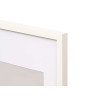 40X50CM WHITE PASSE-PARTOUT WOOD PHOTOFRAME 