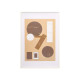 PORTAFOTO PARED MADERA PASPARTU 50X70CM BLANCO
