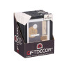 PORTAFOTO PARED MADERA PASPARTU 15X20CM NEGRO