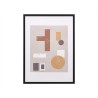 PORTEPHOTO MUR BOIS PASSE-PARTOUT  40X50CM NOIR 