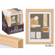 MOLDURA MAD PAREDE PASSE-PARTOUT 15X20CM NATURAL 