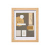 PORTAFOTO PARED MADERA PASPARTU 15X20CM NATURAL