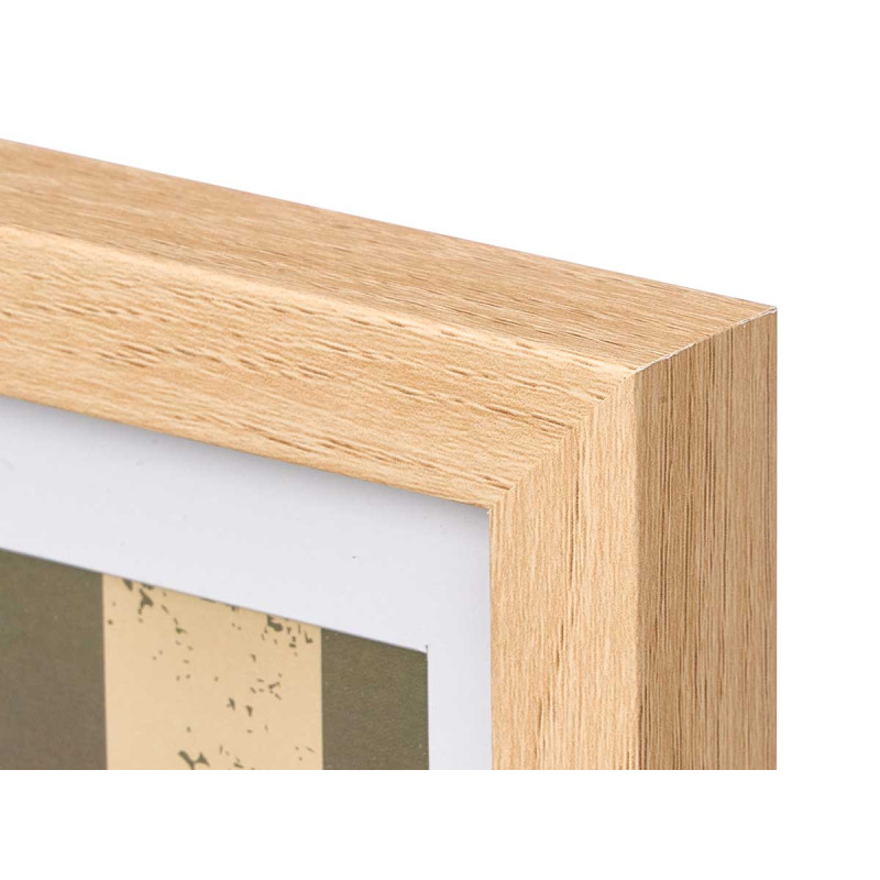 PORTAFOTO PARED MADERA PASPARTU 15X20CM NATURAL
