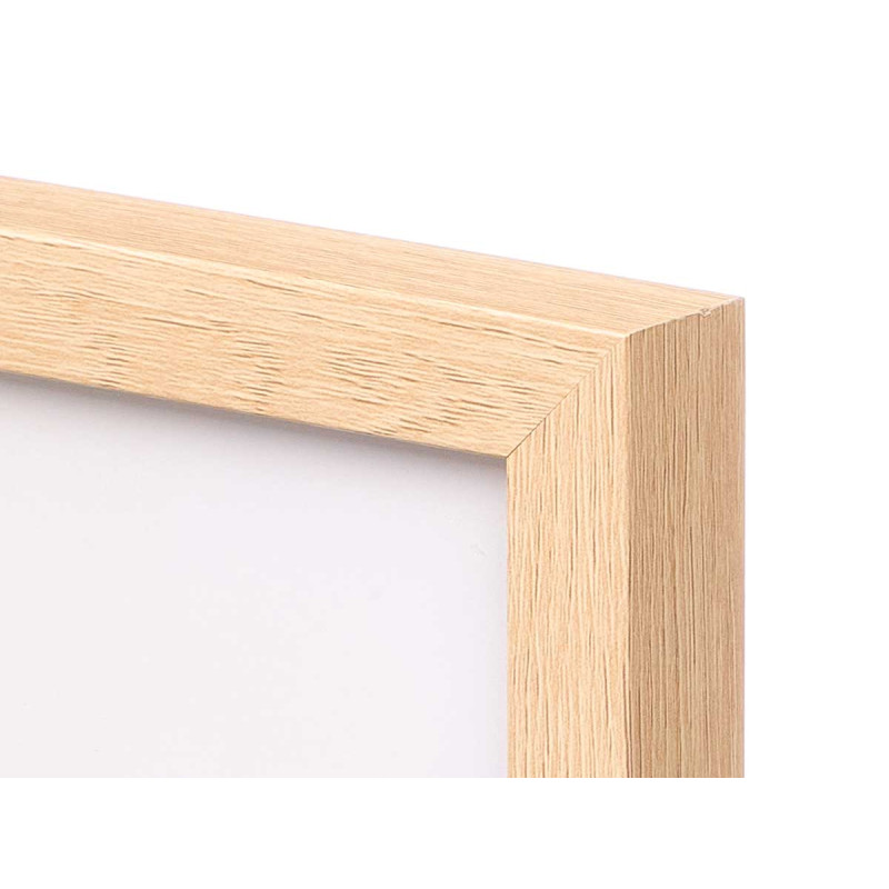 PORTAFOTO PARED MADERA PASPARTU 40X50CM NATURAL