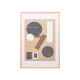 PORTAFOTO PARED MADERA PASPARTU 50X70CM NATURAL
