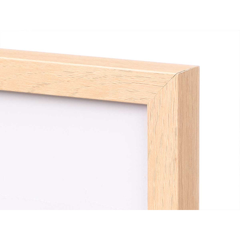 PORTAFOTO PARED MADERA PASPARTU 50X70CM NATURAL