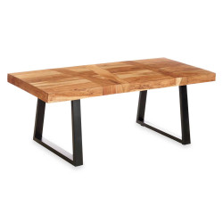 WOODEN SIDE TABLE TRAMA 120 X 60 X 48 CM