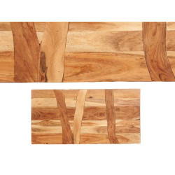 TABLE AUXILIAIRE EN BOIS TRAMA 120 X 60 X 48 CM