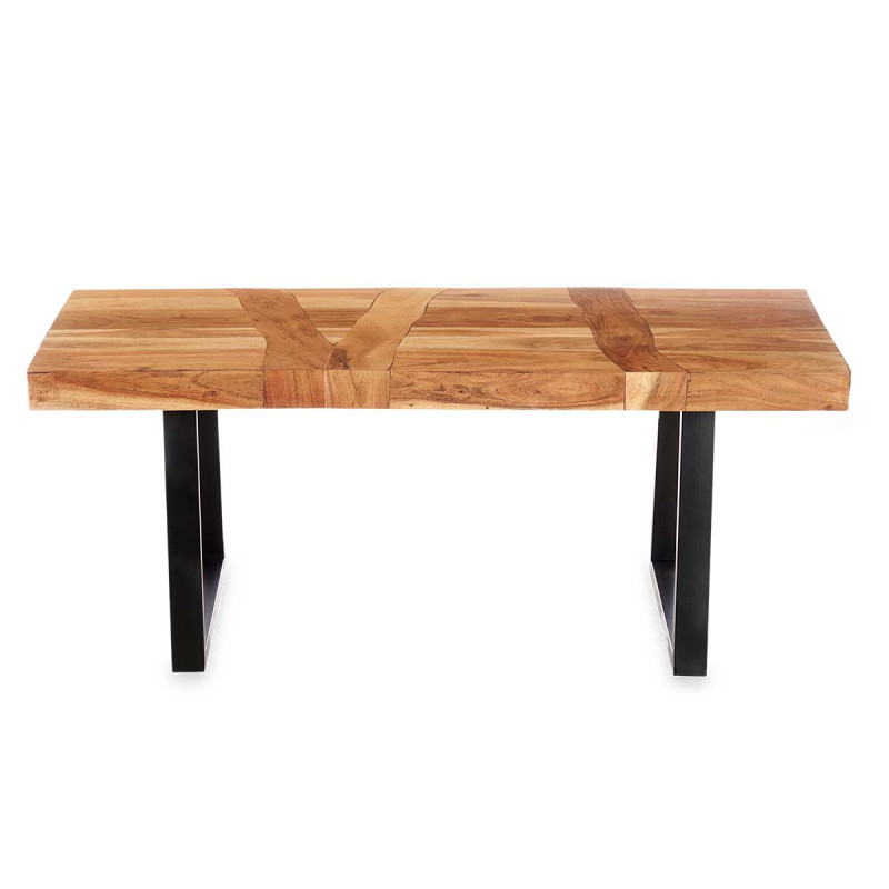 TAVOLINO LEGNO TRAMA 120 X 60 X 48 CM