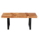 MESA AUXILIAR MADERA TRAMA 120 X 60 X 48 CM