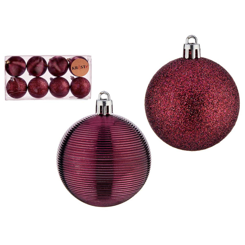 SET 8 WINE PVC PALLA 6CM