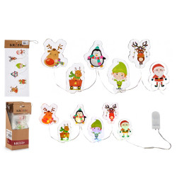 AUTOCOLLANT GEL C LED 30X15CM SET 6