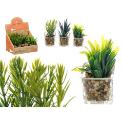 MACETA VIDRIO PLANTA SURT 3
