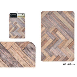 WOOD EFFECT KITCHEN CARPET 40X60CM